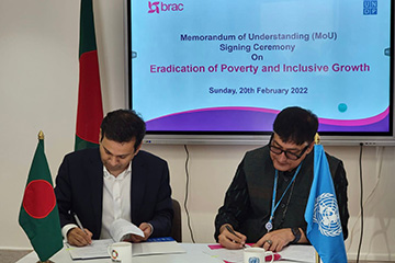 UNDP ties up with BRAC for accelerating poverty reduction in Bangladesh