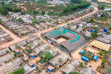 The 2022 Aga Khan Award for Architecture honours Community spaces in the Rohingya refugee response