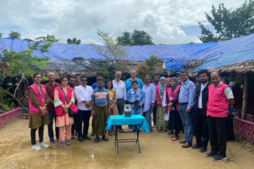 Prestigious 'Aga Khan Award for Architecture (AKAA)' committee visited Rohingya Camps